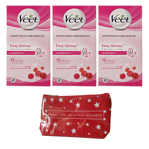 ויט שעווה לעור רגיל מתאים לשיער קצר 12 יחידות מבצע 3 יחידות.jpg