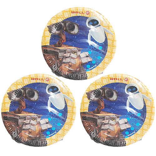 שלוש צלחת נייר 8 יח 9 אינץ Wall E.jpg